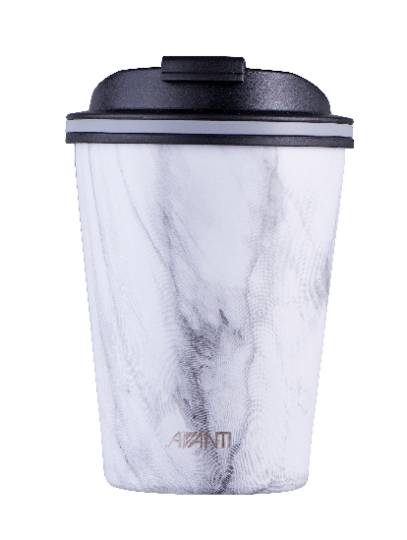Avanti Double Wall Go Cup - White Marble